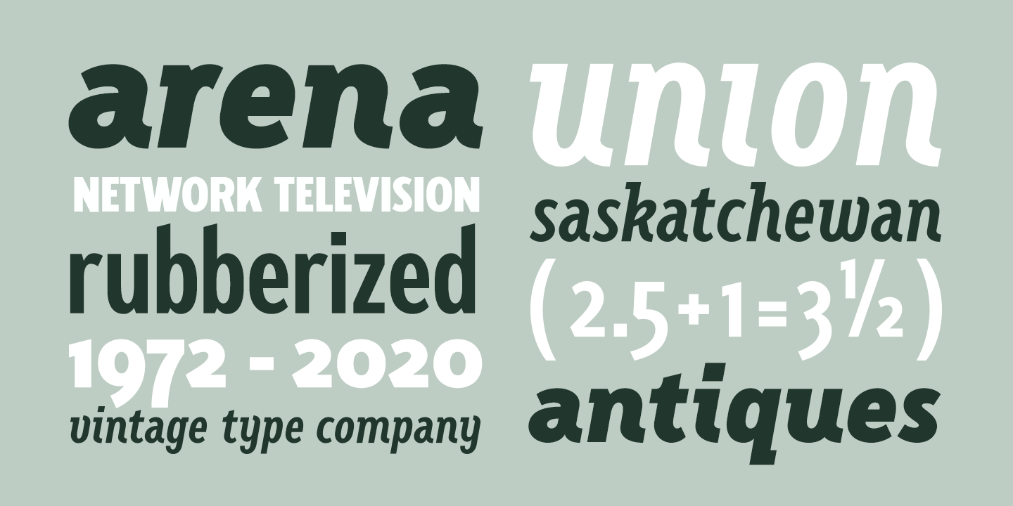 Ejemplo de fuente Fellbaum Grotesk Heavy Italic